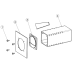 Storage box 80mm for the instrument panel; Box (Spare part)